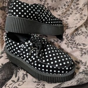 T.U.K Polka-dot Creepers